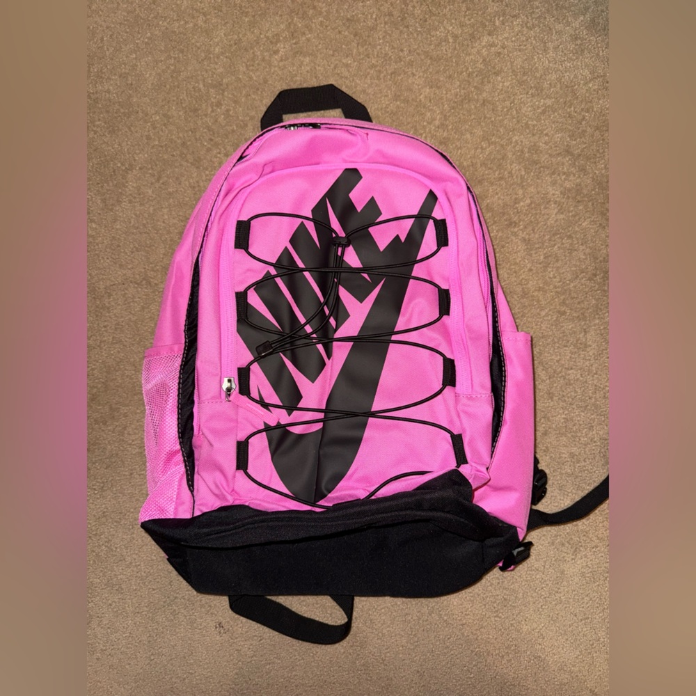 NWOT Nike Women's Pink and Black Backpack
